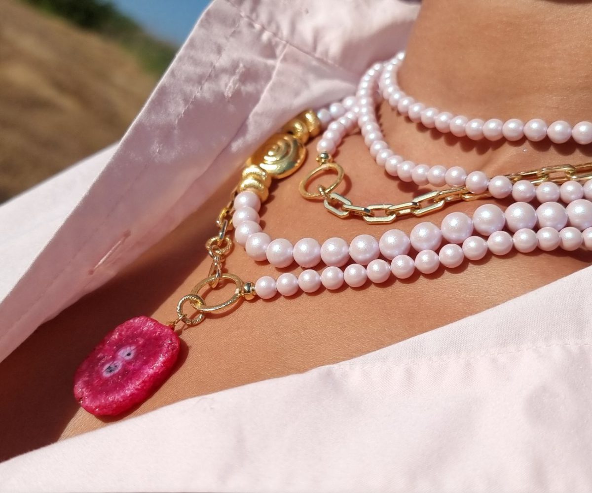 שרשרת Pink Flora