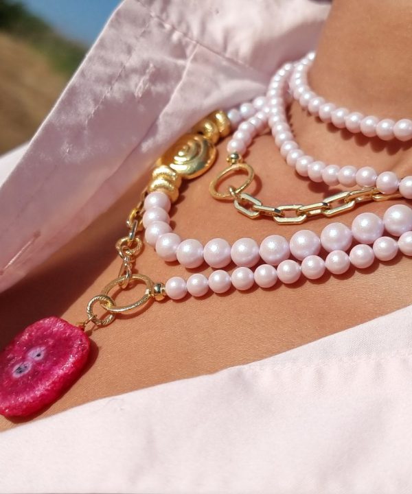 שרשרת Pink Flora